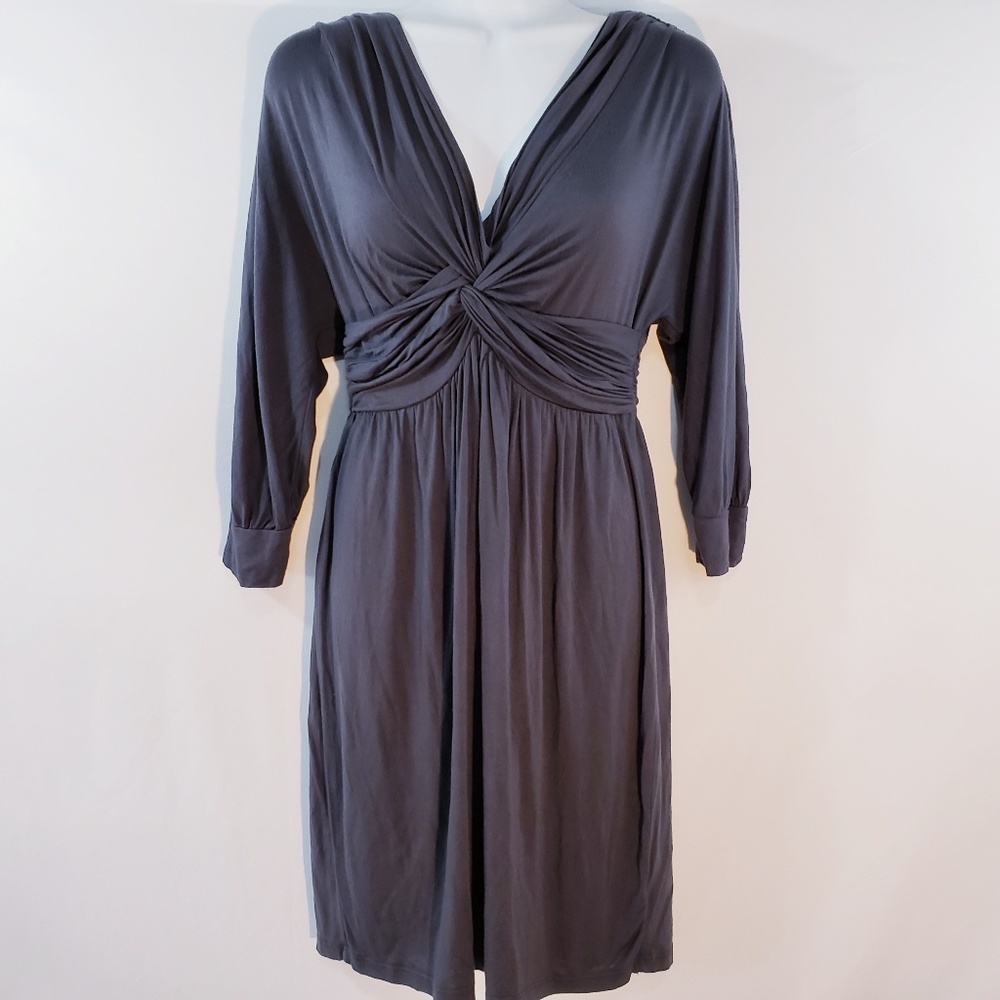 Soprano Womens Dress Stretch Jersey‎ Knit Midi Size
